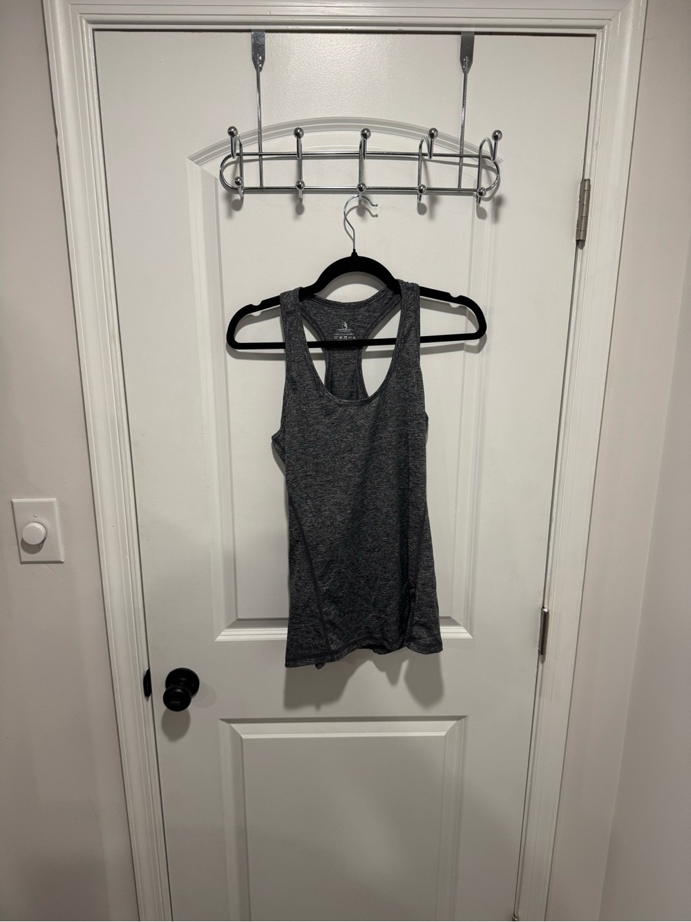 Gray Racerback Athletic Tank Top - Women's Performance Layer